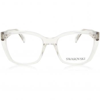 Swarovski SK2008 Unisex White Eyewear Frames - Size 53mm, Clear Lens Option Available