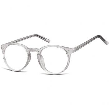 Oval Montura Completa de Plástico Gris para Hombre - SmartBuy Collection
