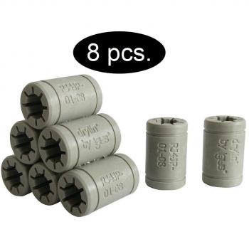 ruthex caja de almacenamiento con 8x Igus rj4jp de 01 - 08 Rodamiento de deslizamiento - En lugar LM8UU - Reprap Mendel - - Anet A8 A6 - Alta calidad Impresora 3d Linear Almacenamiento