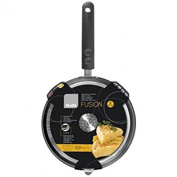 Ibili Sartén Tortillas Fusion 20 Cm, tipo de producto: sartén para tortillas, características: 20 cm de diámetro, material de aluminio, superficie antiadherente, apta para inducción