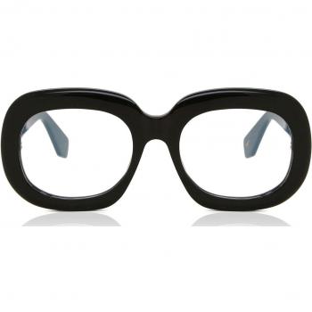L.G.R Oasi 01 Armazones para Hombre Negros, Lentes Recetadas Para Hombre Negros, Gafas Recetadas para Hombre Negras