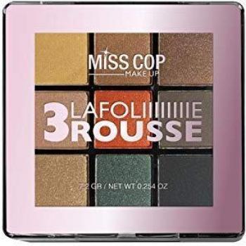 Palette de Sombras Miss Cop N°3 La Foliiiiiiiie Rousse 7,2g Unisex