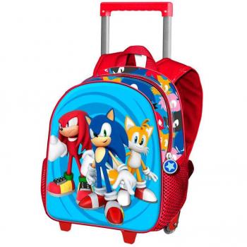 Mochila Trolley 3D Sonic the Hedgehog Karactermania 34cm