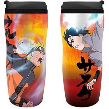 ABYstyle - NARUTO SHIPPUDEN Taza de viaje Naruto Vs Sasuke