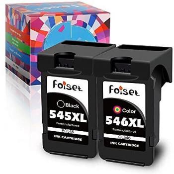Foiset PG 545 CL 546 Cartucho de Tinta remanufacturado de Repuesto para Canon PG-545XL CL-546XL para Canon Pixma TS3150 MX495 iP2850 MG2550S MG2950S MG2450 MG2500 MG3050 MG3051