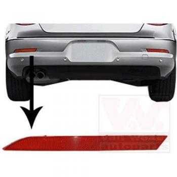 reflector in rear bumper L