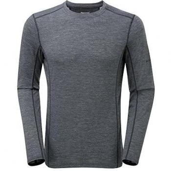 Montane para Hombre Primino 140 g de Manga Larga Negro XL