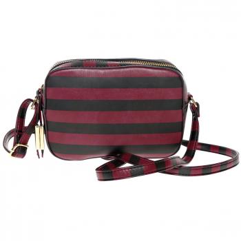 Bolso correa ajustable para colgar by VencaStyle,NEGRO/GRANATE,UNICA