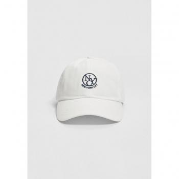 Stradivarius New York City White Basecap OS