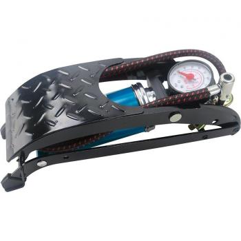 Silverline 380250 - Bomba de pie resistente con cilindro