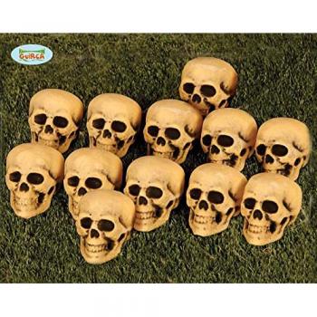 Guirca Caja 12 Calaveras 12 cms.