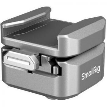 SmallRig HawkLock H18 Quick Release Support with Cold Shoe for Video Accessories, Gray