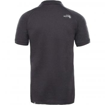 The North Face Jersey Polo de Punto con Manga raglán, Hombre, TNF Black, S