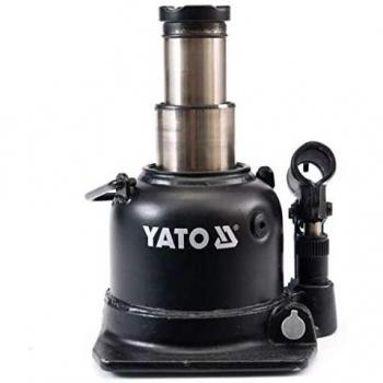 YATO YT-1713 - Gato hidráulico de pistón de Dos etapas 10t de Perfil bajo