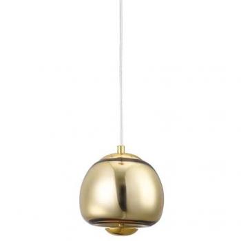 Lámpara colgante de diseño Julia LED Barcelona, dorado, vanguardista, ideal para salas de estar, pasillos, dormitorios, bares, restaurantes y hoteles