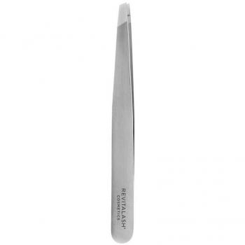 Revitalash Precision Slanted Tweezers - Professional Eyebrow Grooming Tool