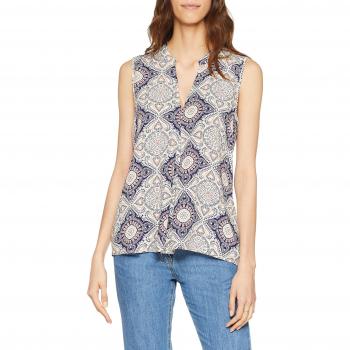 Only Onlnova S/l Pleat Top Wvn, Camiseta sin Mangas para Mujer, Multicolor