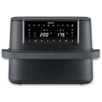 Freidora de Aire Caliente Severin FR 2490 - 9L, 2600W, 10 Programas Automáticos, Dual Flex