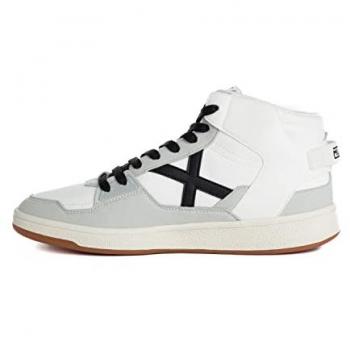 Zapatillas Munich Dome 05 para hombre en color blanco, características: diseño deportivo, material sintético, suela de goma antideslizante, plantilla acolchada, talla 40 EU
