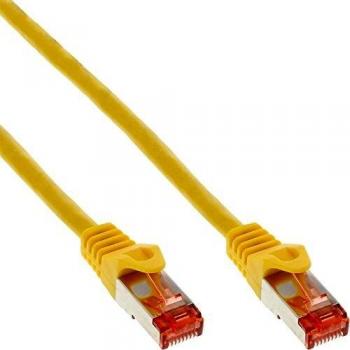 Cable de Red S/FTP Cat.6 0,25m Amarillo RJ45