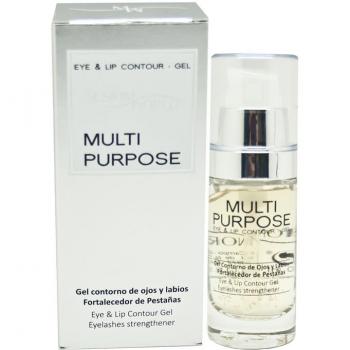 sesioMWorld Gel Contorno de Ojos y Fortalecedor Pestañas Multi Purpose 30 ml, 1 Unidad, 150 g