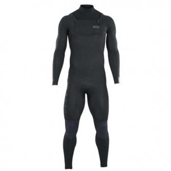 Ion Element 4/3 Front Zip Neopreno negro, traje de neopreno manga larga, cremallera pectoral, 4 mm de grosor