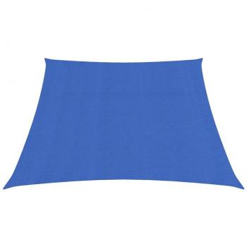 Toldo de vela HDPE azul 160 g/m² 3/4x2 m