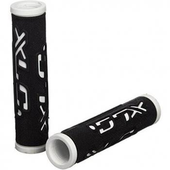 XLC 125 Mm, Juego de puños Doble, Unisex Adulto, Negro/Blanco