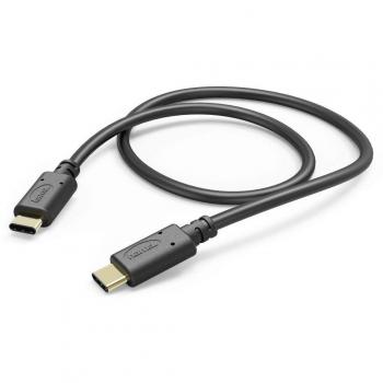 Cable USB 2.0 de 0,2 m con conector USB C - Negro