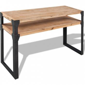 Mesa Consola de Madera Maciza de Acacia 120 x 40 x 85 cm