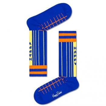 Calcetines Crew a Rayas de Cuadrícula Happy Socks Multicolor Talla 41-46 - Tejido Suave y Estampado Único