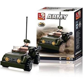 Sluban Bloques de Construccion Army Jeep