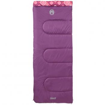 Coleman Salida Rectangular - Saco de Dormir para niños - Violeta 2016