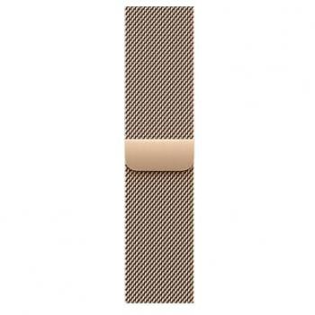 Correa Apple Milanesa en color oro para Apple Watch de 40mm, acero inoxidable, diseño elegante y ajustable