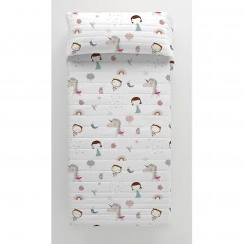 HACIENDO EL INDIO Colcha, Materiales Varios, Rosa, 180 x 260 cm
