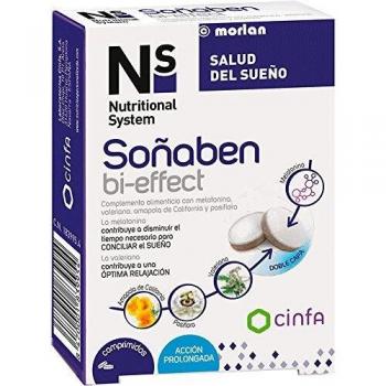 NUTRITIONAL SYSTEM NS Soñaben Bi-Effect, 15 comprimidos, blanco