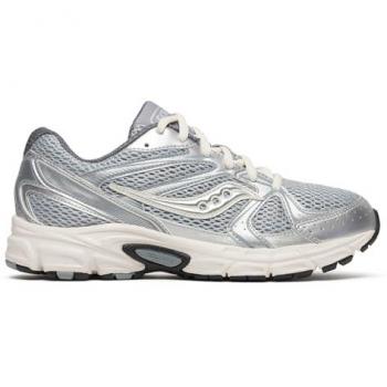 Saucony Originals Ride Millennium Women's Lowtop Sneakers Silver/Cream Size 37