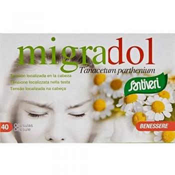 SANTIVERI MIGRADOL tanacetum 40cap, Negro, 40 CAPSULAS