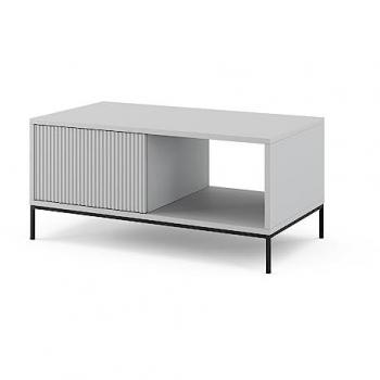 Mesa de Centro Eliza, Gris, 90 x 45 cm, con Cajón