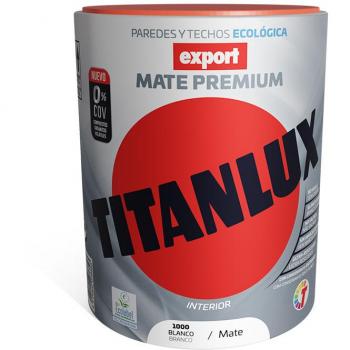 Pintura vinílica lavable export blanco decoración 750ml Titanlux F31110034
