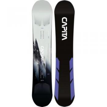 CAPiTA Mega Mercury 2025 Snowboard 157 cm estampado, diseño versátil para todo tipo de nieve, construcción en núcleo de madera con refuerzos de fibra de vidrio, base sinterizada para mayor velocidad y durabilidad,
