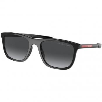 Prada Linea Rossa PS10WSF Asian Fit Polarized Men's Sunglasses Black 54mm
