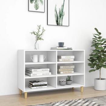 Aparador Margot 6 Módulos Diseño Minimalista Blanco