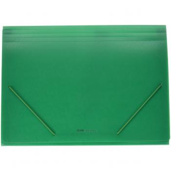 Carpeta Clasificadora Plus Office A4 con 12 Separadores Opaca Verde 180703
