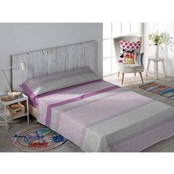 Secaneta Stilia, Juego 3 Piezas, Sábana Bajera, Encimera y Funda Almohada, Brand
