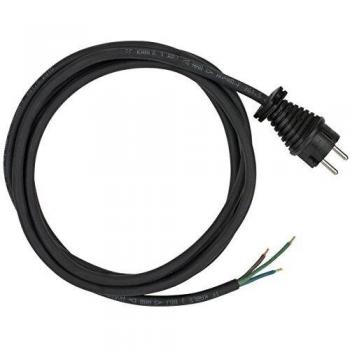 Cable de Alimentación Brennenstuhl H05RR-F 3G1,5 Negro 3.00 m con Conector de Seguridad IP44