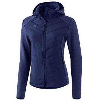 Erima Women's Quilted Jacket - New Navy, Size 48