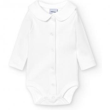 BABIDÚ - Pack de 2 bodys de bebé abierto delantera cuello pico