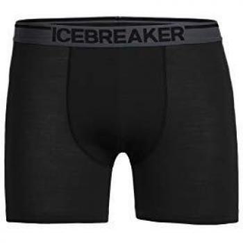 Icebreaker Merino Calzoncillos anatómicos para Hombre, Color Negro, XXL