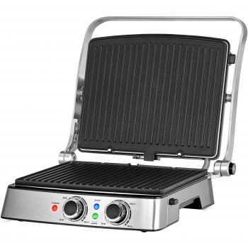 Brabantia – Parrilla para carne y panini, acero inoxidable